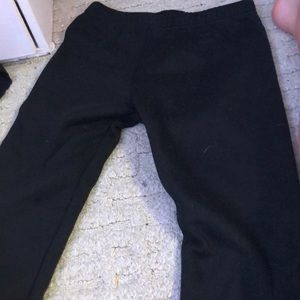 Very worn black legging